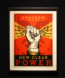 SHEPARD FAIREY - NEW CLEAR POWER / Signed Print Edition
